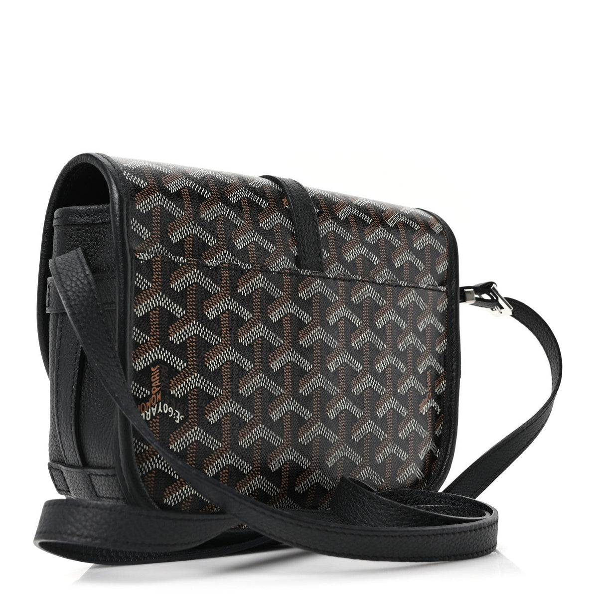 Goyardine Belvedere II PM Messenger Bag Black