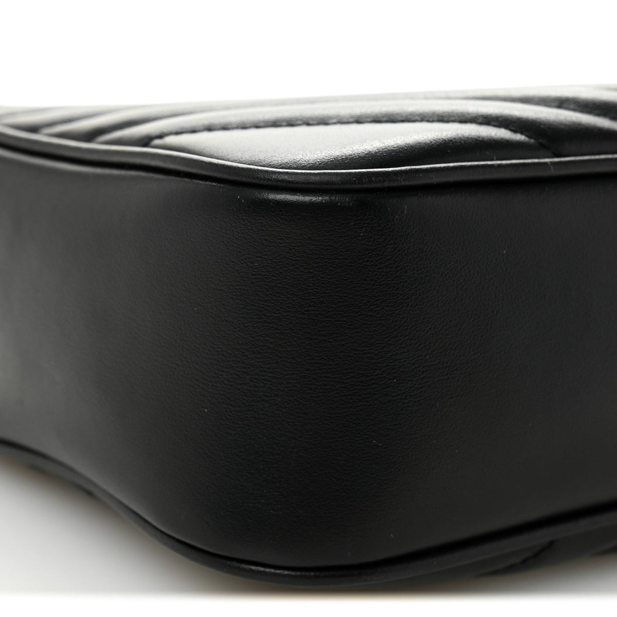 Calfskin Matelasse Monogram Lou Camera Bag Black