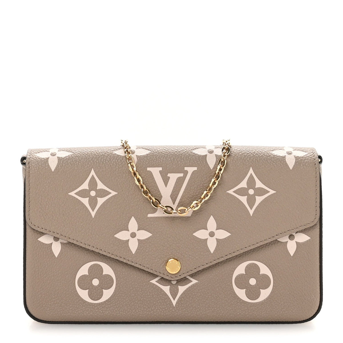 Empreinte Monogram Giant Felicie Pochette Tourterelle Creme