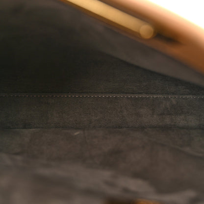 Vitello Seta Medium Peekaboo Iconic Satchel Cuoio