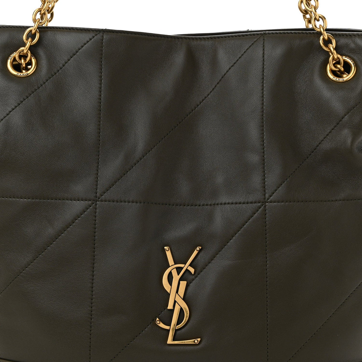 Lambskin Jamie Shopping Tote Light Musk