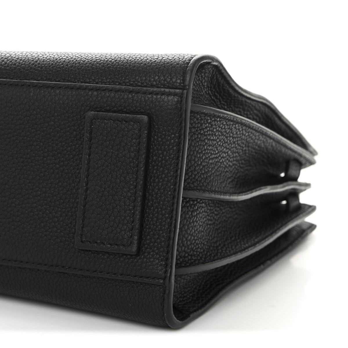 Grained Calfskin Baby Sac De Jour Souple Black