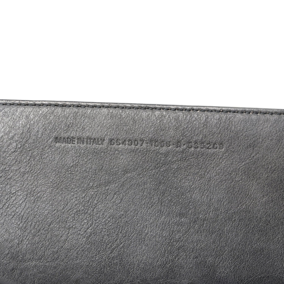 Used Calfskin Black Hardware Neo Classic City Black