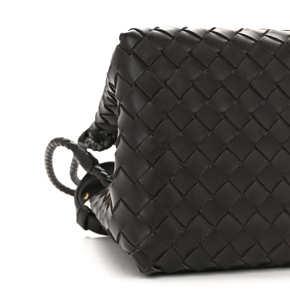 Nappa Intrecciato Small Parachute Shoulder Bag Fondant