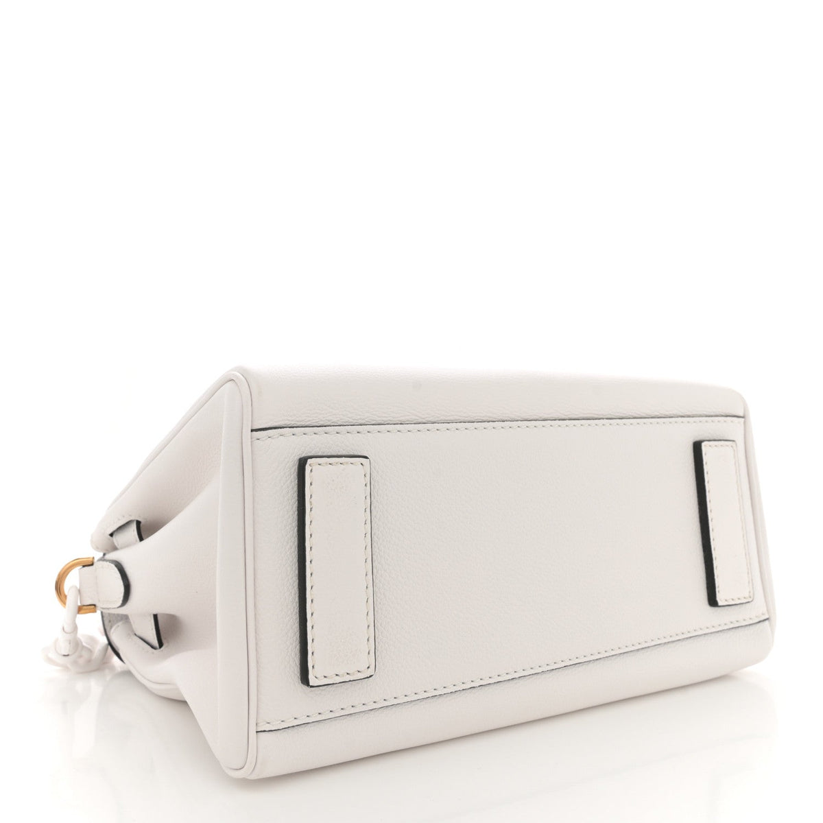 Calfskin Medium La Medusa Top Handle Handbag Optical White