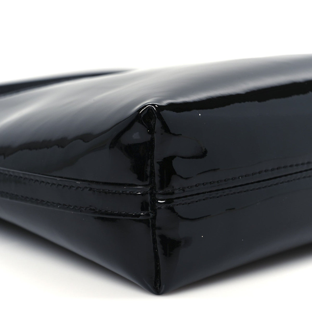Patent Calfskin Mini Rendez-Vous Hobo Black
