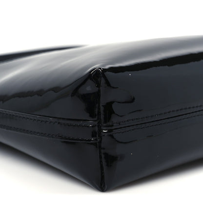 Patent Calfskin Mini Rendez-Vous Hobo Black