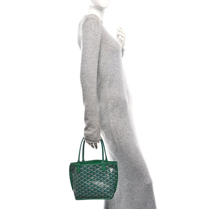 Goyardine Reversible Mini Anjou Green