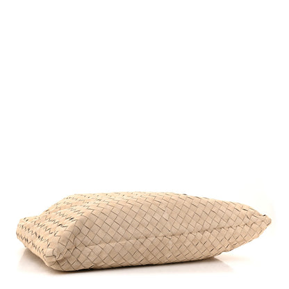 Suede Intrecciato Large Hop Ecru