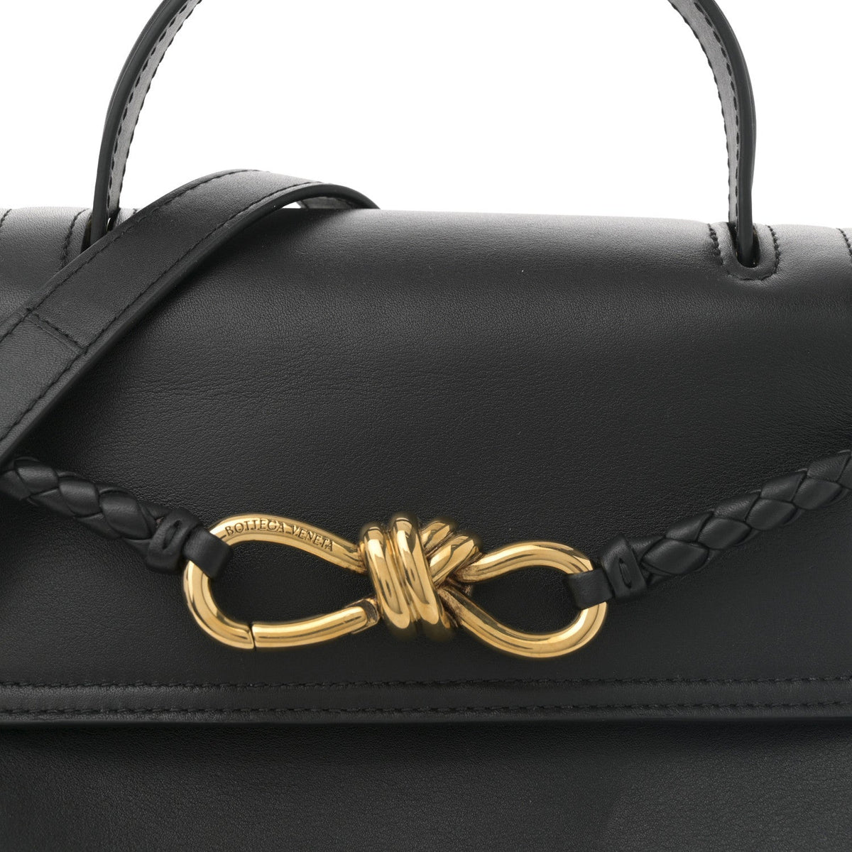 Silky Calfskin Small Ciao Ciao Black
