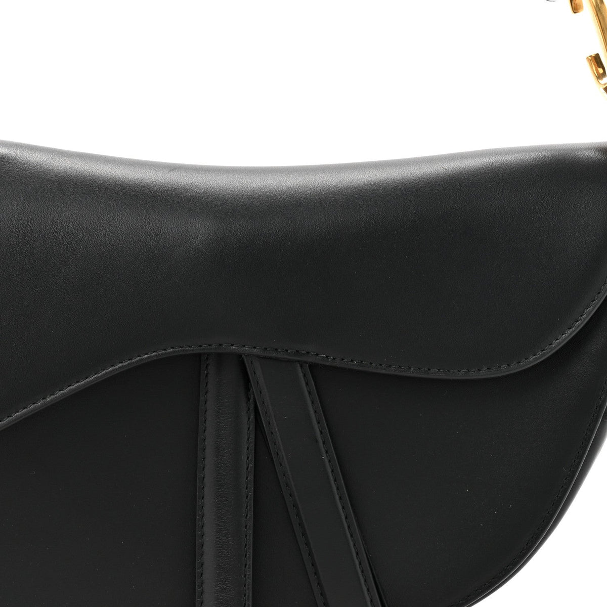 Calfskin Saddle Bag Black