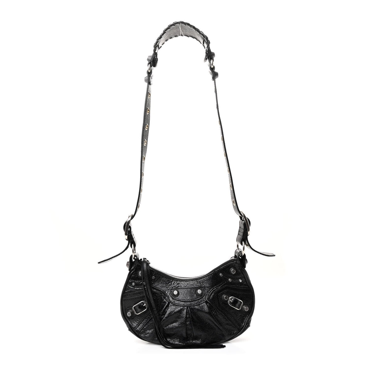 Agneau Arena Le Cagole Shoulder Bag XS Black