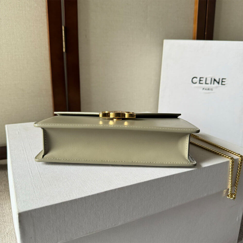 WALLET ON CHAIN MARGO in Shiny calfskin