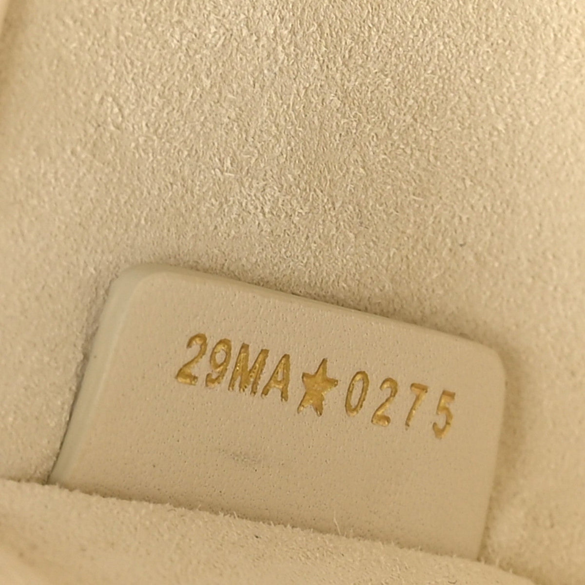 Lambskin Cannage Small Lady D-Joy Latte