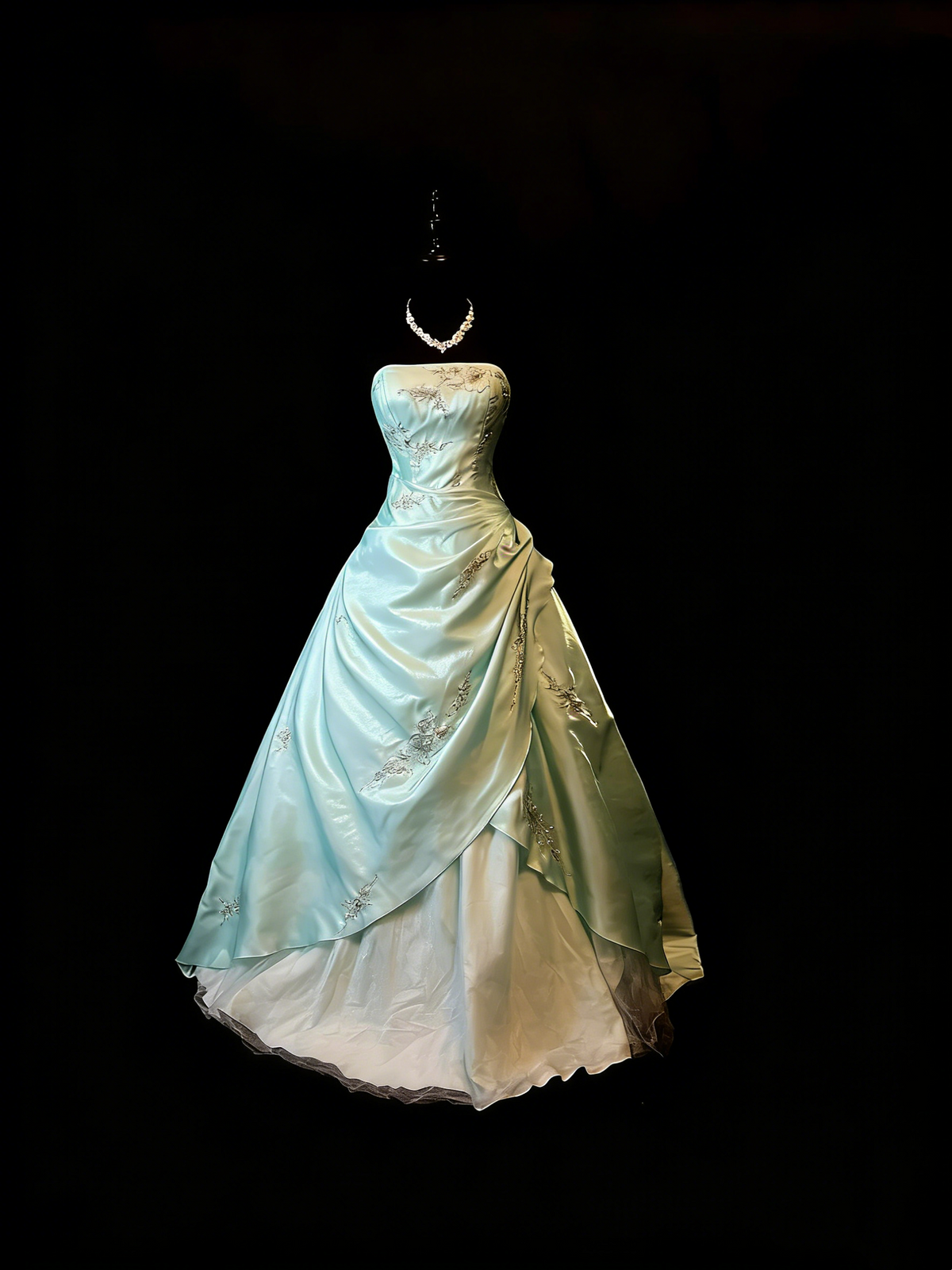 90s Retro Prom Dress Strapless Pleated Formal Gown Evening Dress 18th Birthday Outfits     D5065