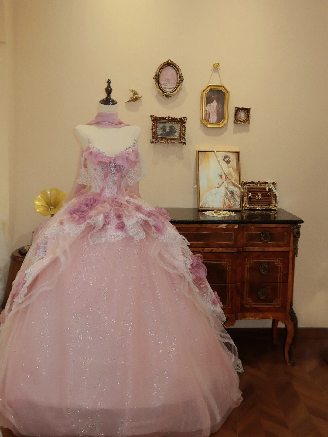 Beauty Ball Gown Sweetheart Evening Dress Quinceanera Dress 18th Birthday Prom Gown       D5158