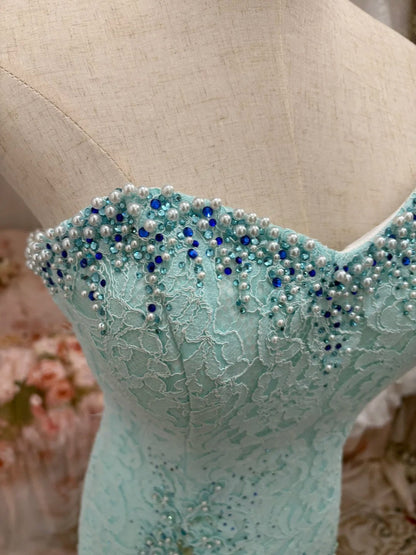 Beauty Prom Dress Sweetheart Mermaid Gala Gown Evening Dress Birthday Party Outfits     D5159