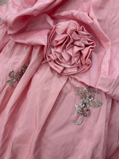 Charming Ball Gown Pink Spaghetti Straps Pleated Evening Dress Quinceanera Dress 18th Birthday Prom Gown       D5163
