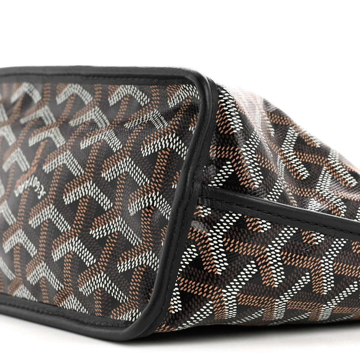 Goyardine Reversible Mini Anjou Black