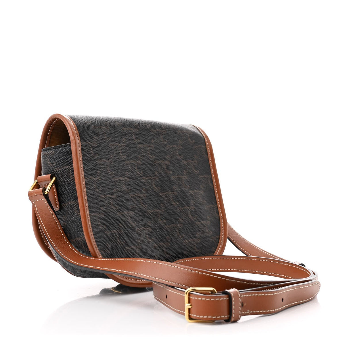 Triomphe Canvas Folco Bag Tan