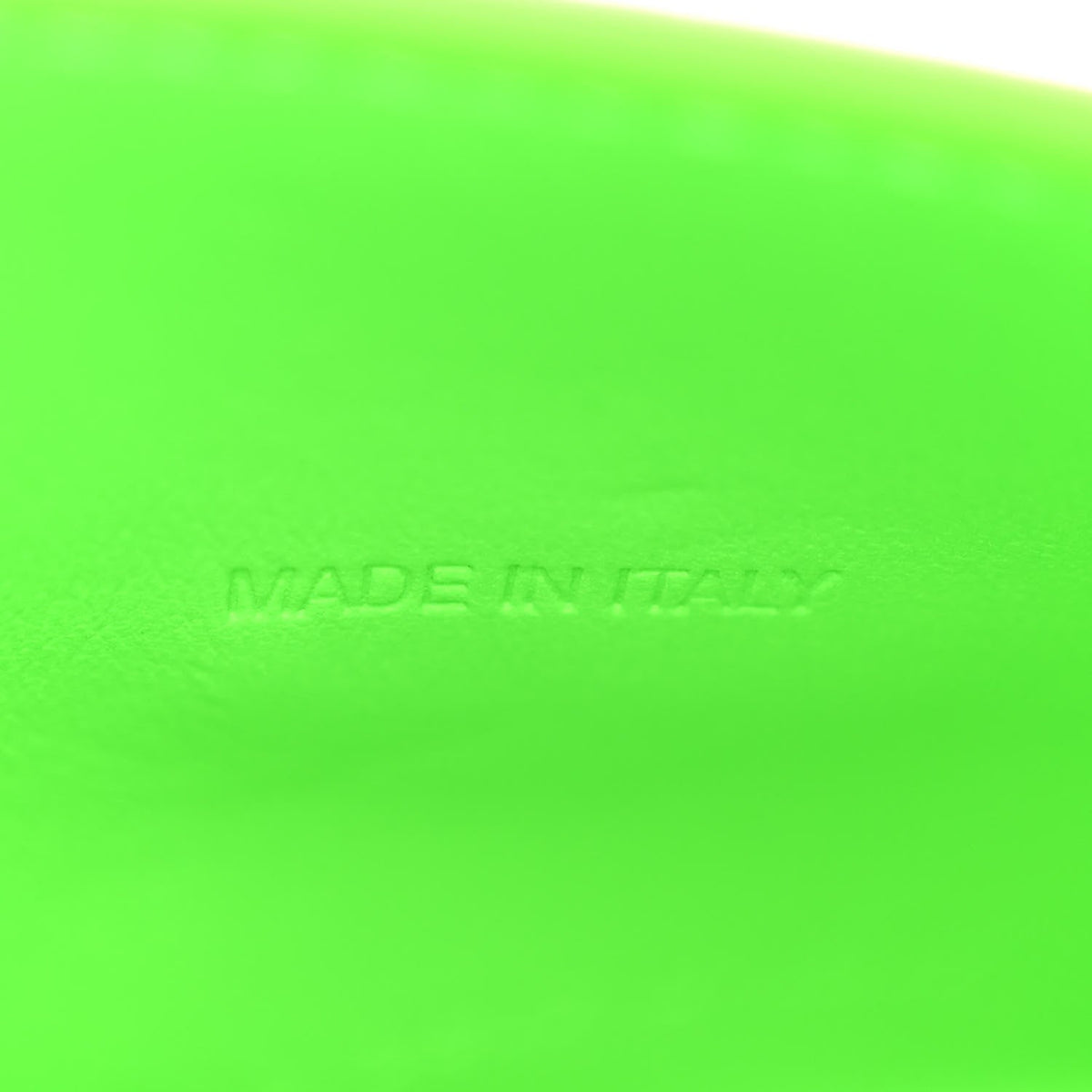 Shiny Box Calfskin Hourglass Top Handle Bag XS Fluo Green