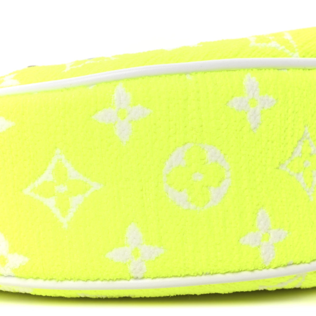 Monogram Jacquard Velvet Loop Yellow
