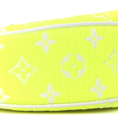 Monogram Jacquard Velvet Loop Yellow