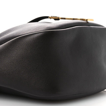 Calfskin Cassandre Supple Bucket Bag Black