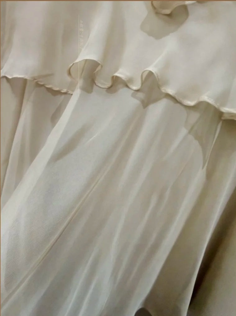 Elegant Prom Dress Chiffon Strapless Mermaid Gala Dress Evening Dress 18th Graduation Gown      D5344