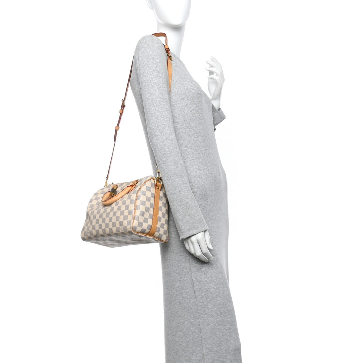 Damier Azur Speedy Bandouliere 25
