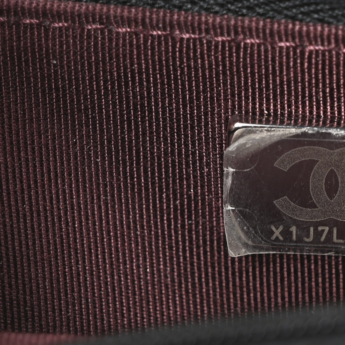 Lambskin Quilted Wallet On Chain WOC Black