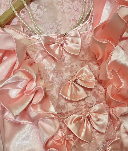 Beauty Prom Dress A Line Pink Square Neck Gala Dress Evening Dress 18th Birthday Gown      D5359