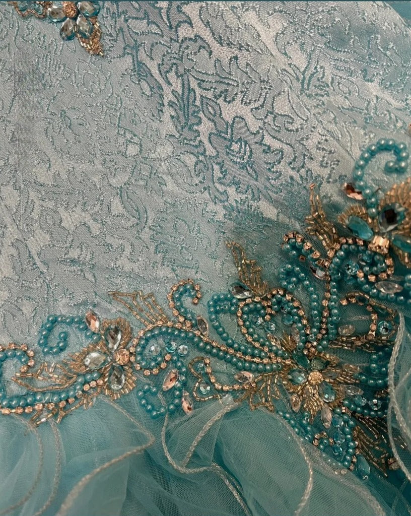 Stunning Prom Dress Sweetheart Ruffle Tulle Gala Dress Evening Dress 18th Birthday Gown      D5360
