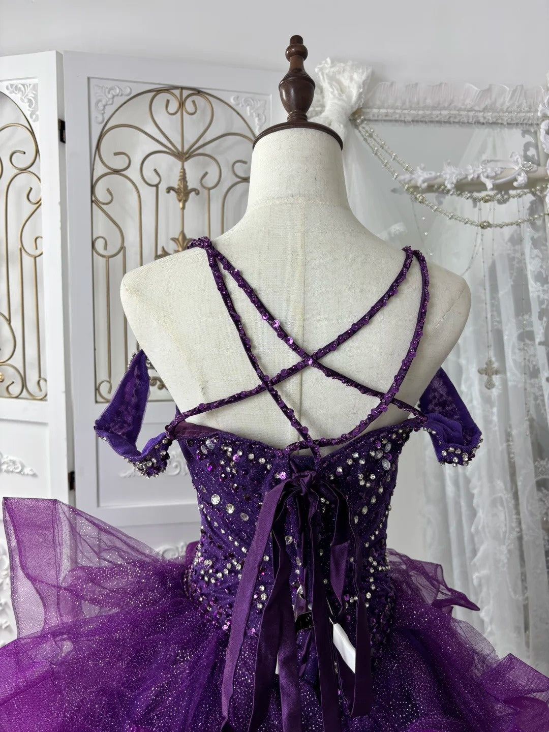 Gorgeous Prom Dress Dark Purple Sweetheart Pleated Gala Dress Evening Dress 18th Birthday Gown      D5367