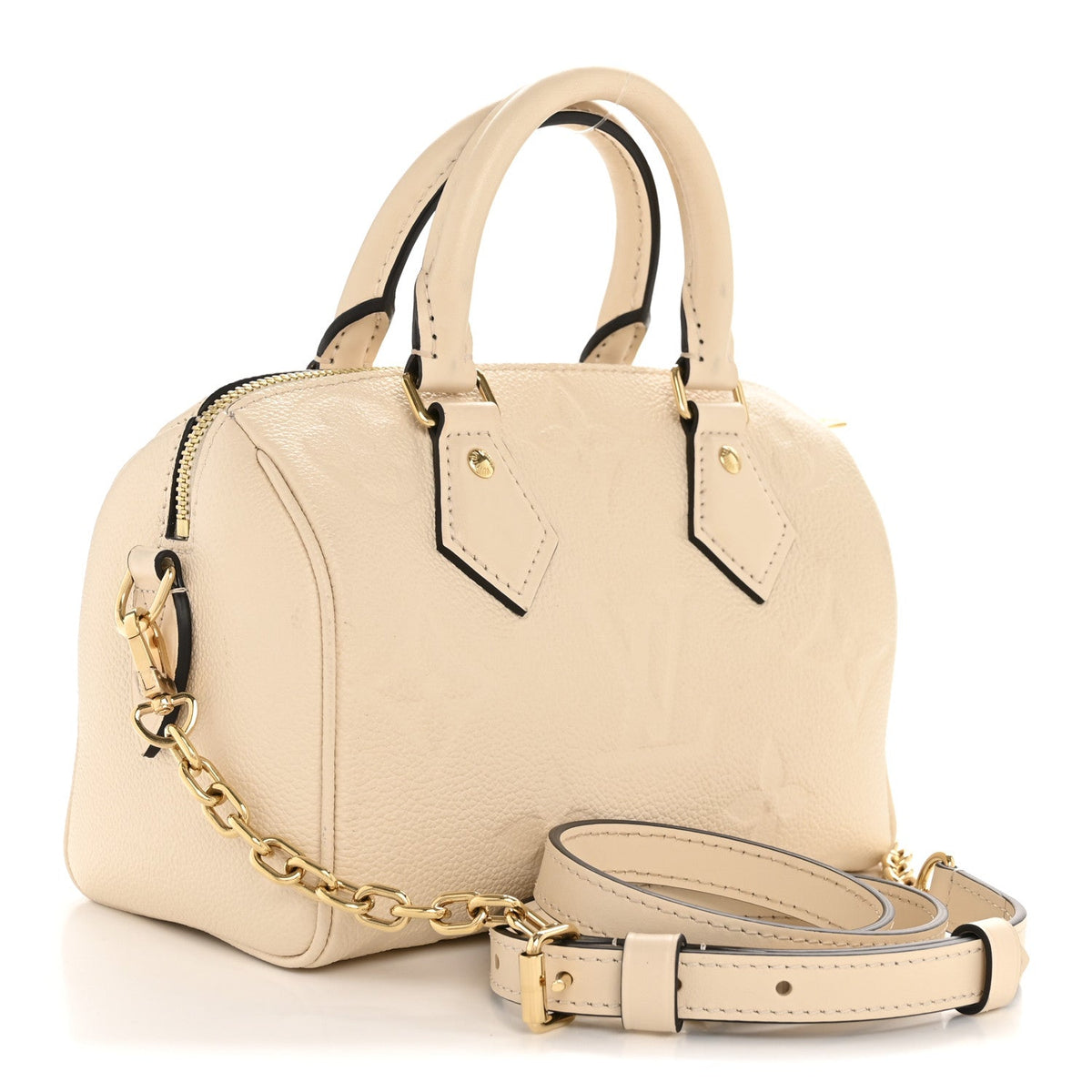 Empreinte Monogram Giant Speedy Bandouliere 20 Creme