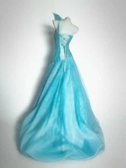 Stunning Prom Dress A Line Off Shoulder Tulle Gala Dress Evening Dress Formal Gown      D5464