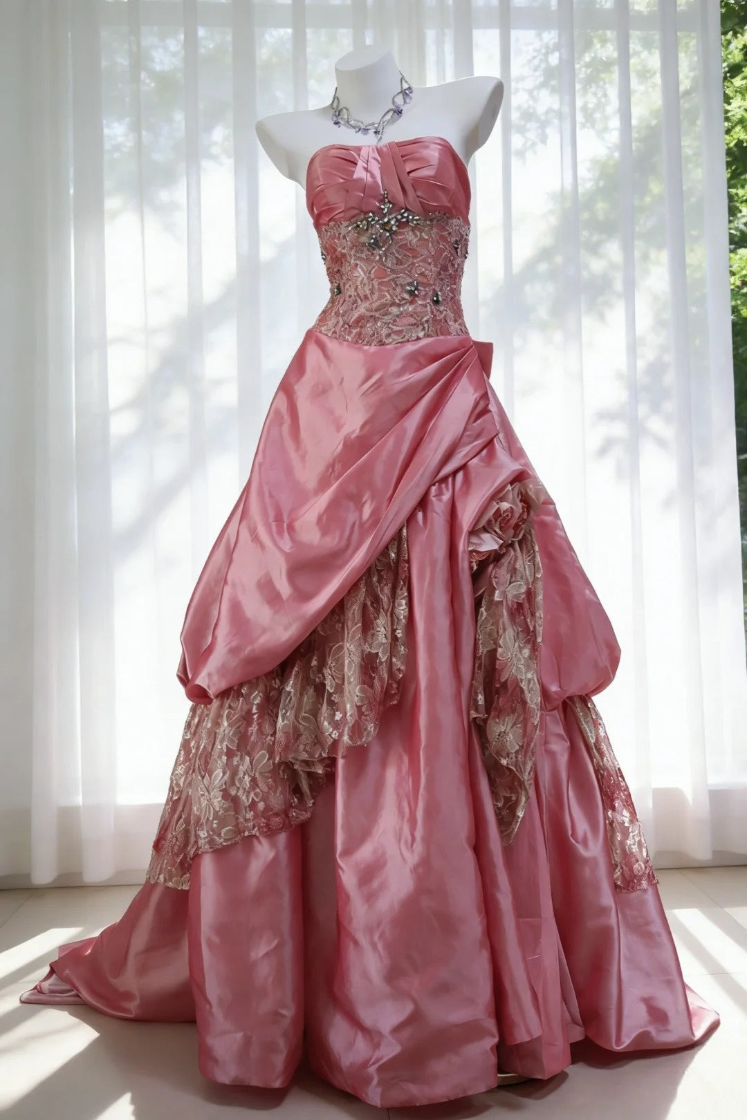 Elegant Prom Dress Strapless Pleated Gala Dress Evening Dress Formal Gown      D5419