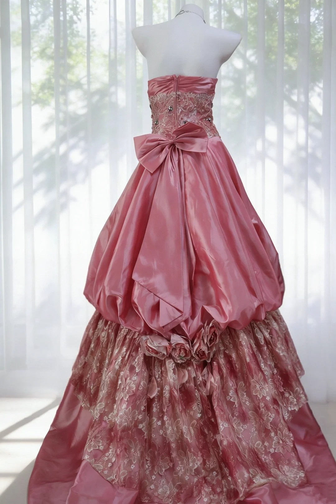 Elegant Prom Dress Strapless Pleated Gala Dress Evening Dress Formal Gown      D5419