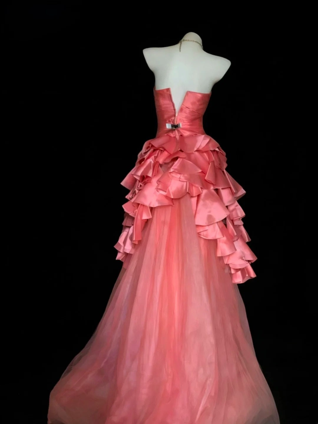 Stunning Prom Dress Strapless Pleated Tulle Gala Dress Evening Dress Formal Gown      D5420