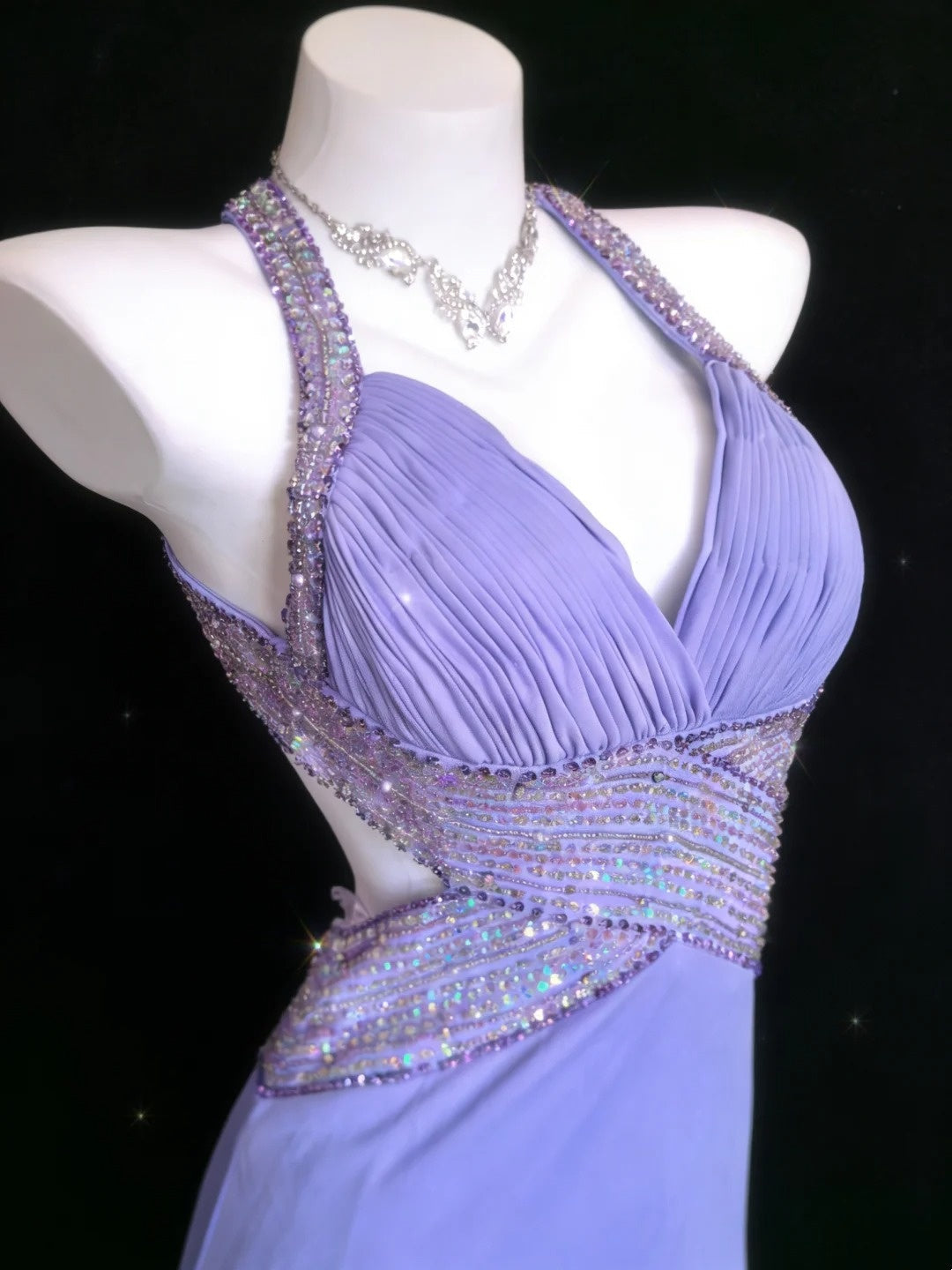 Elegant Prom Dress Straps Pleated Tulle Gala Dress Evening Dress Formal Gown      D5421