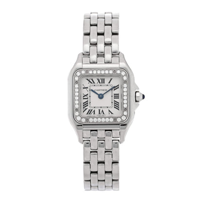 Stainless Steel Diamond 22mm Panthere Quartz Watch