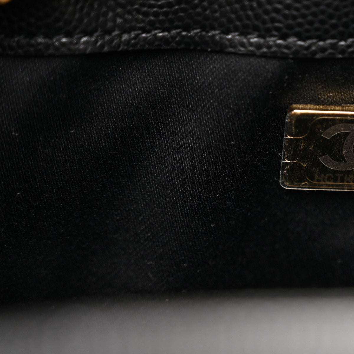 Caviar Quilted Small Chanel 25 Handbag Black