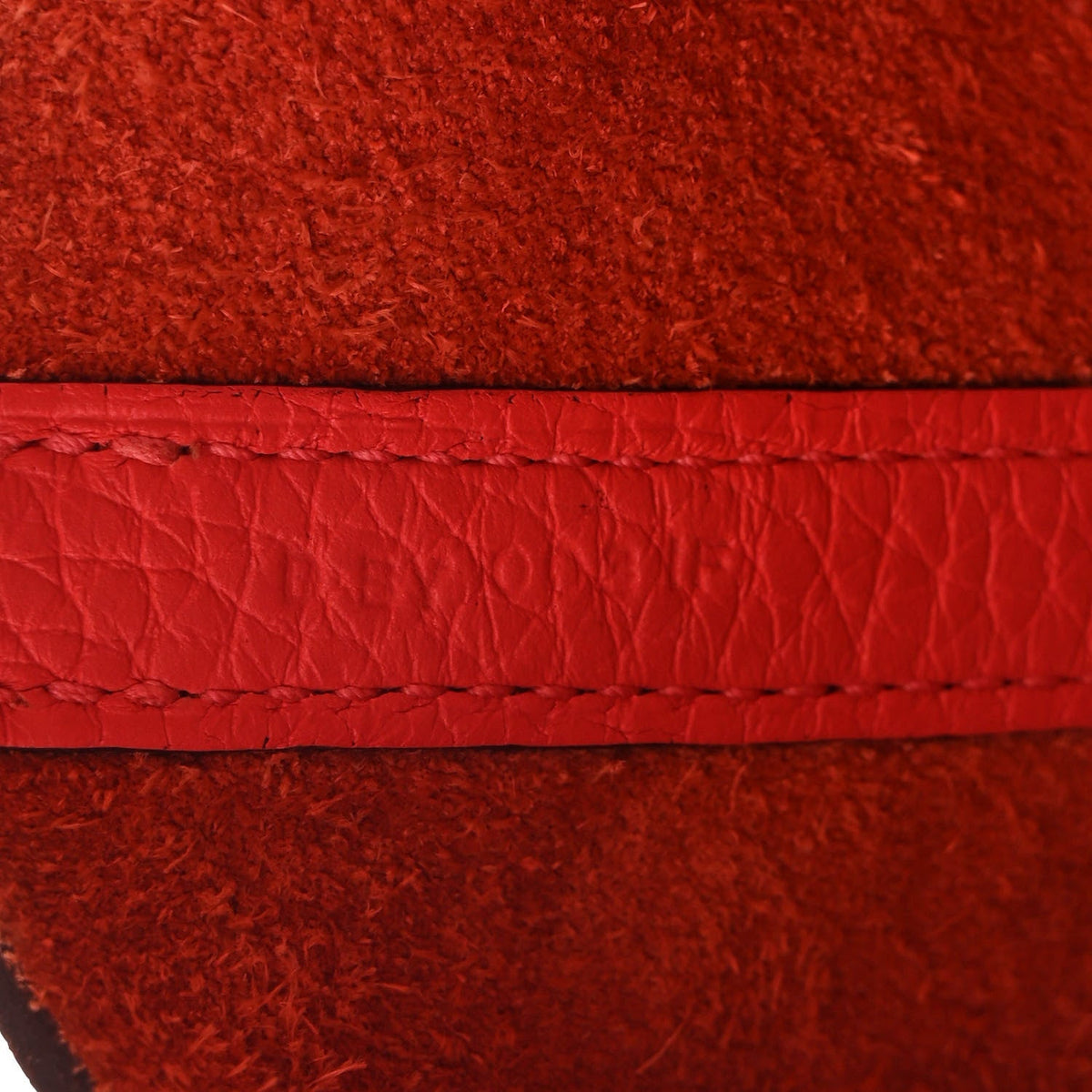 Taurillon Clemence Picotin Lock 22 MM Rouge De Coeur