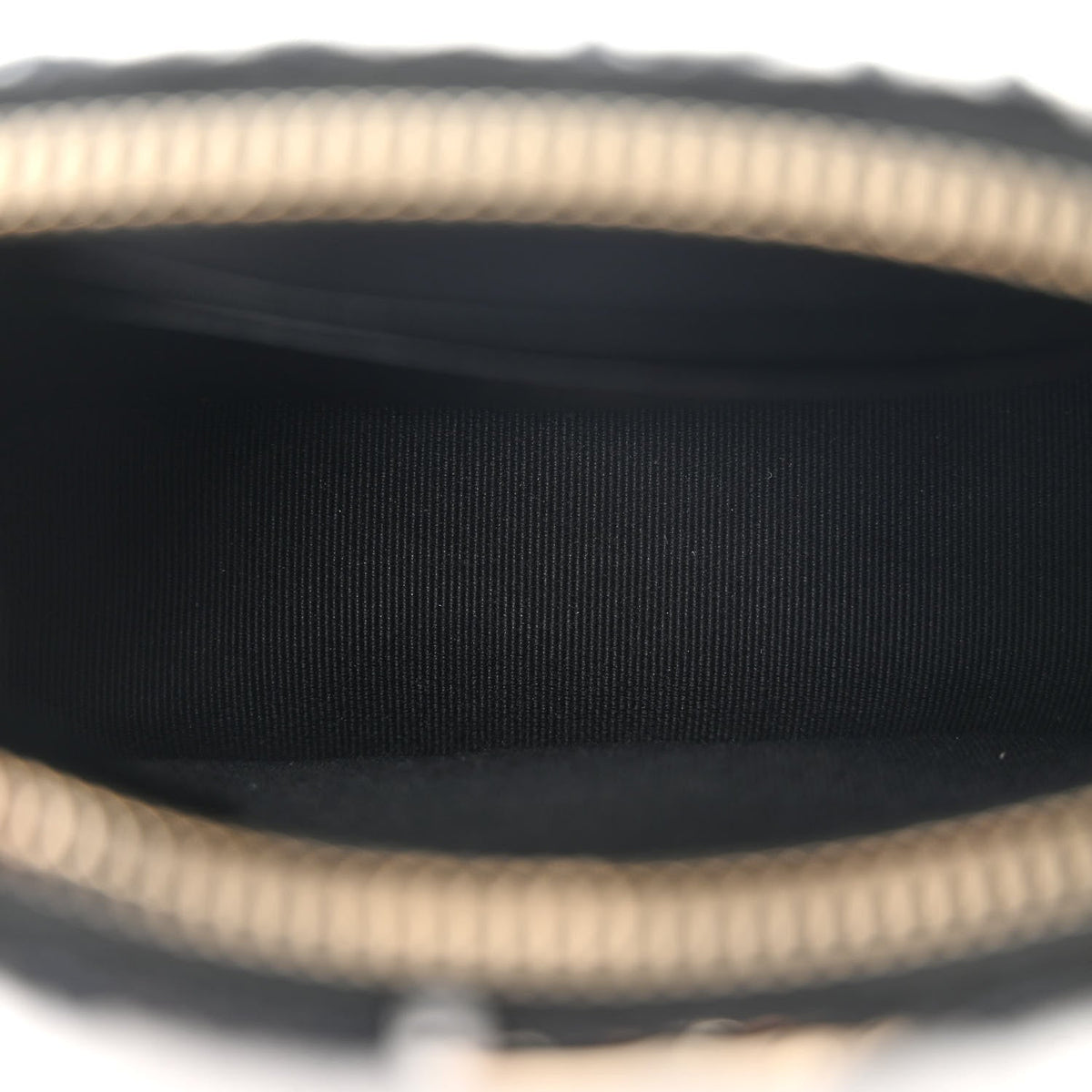 Tweed Quilted Mini Clutch With Chain Black White