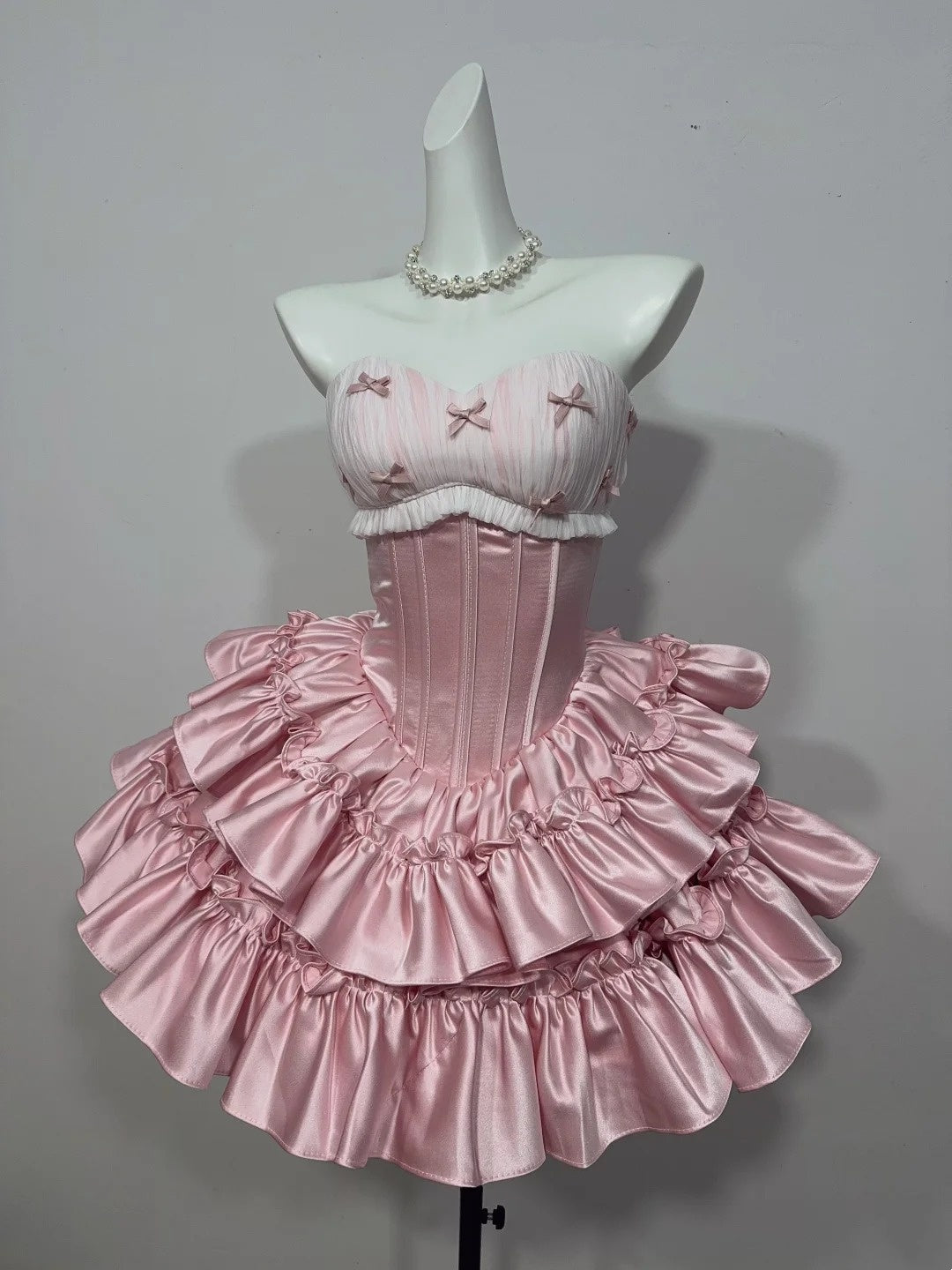 New Arrival Homecoming Dress Pink Sweetheart Pleated Short Prom Dress Back to School Outfits Party Dress  D5451