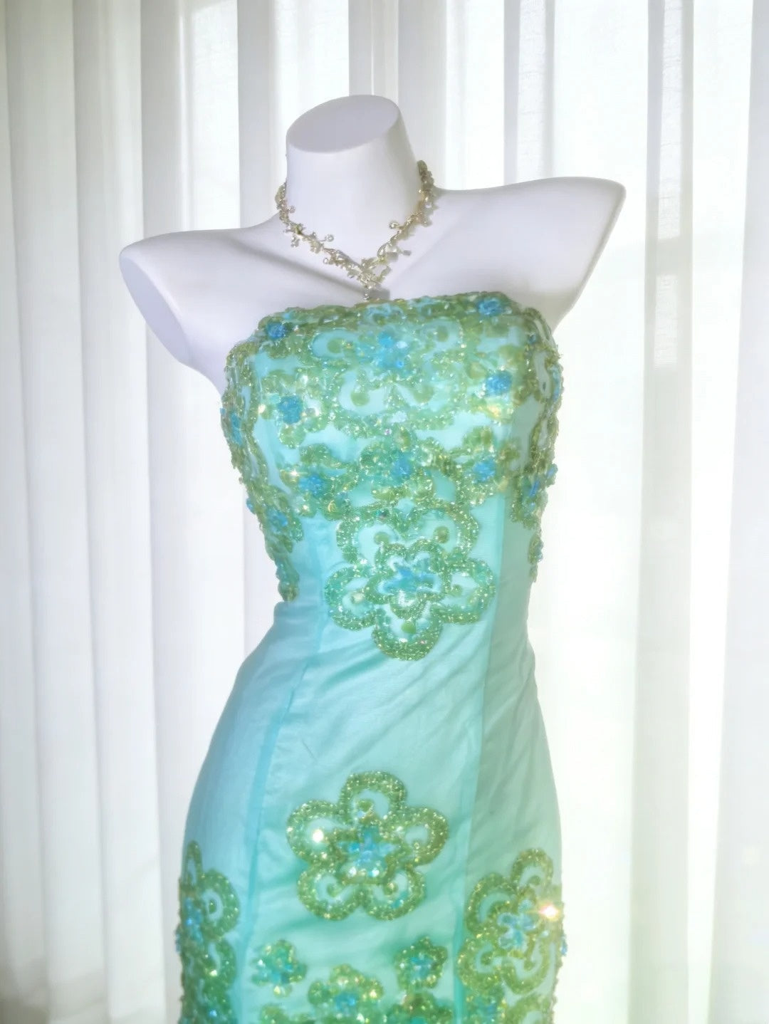 Gorgeous Prom Dress Strapless Pleated Mermaid Gala Dress Evening Dress Formal Gown      D5460