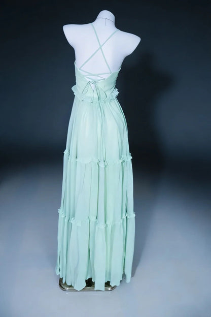 Fashion Prom Dress V-neck Backless Gala Dress Evening Dress Formal Gown      D5462