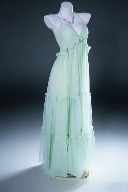 Fashion Prom Dress V-neck Backless Gala Dress Evening Dress Formal Gown      D5462