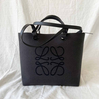 Loewe Anagram jacquard canvas tote bag