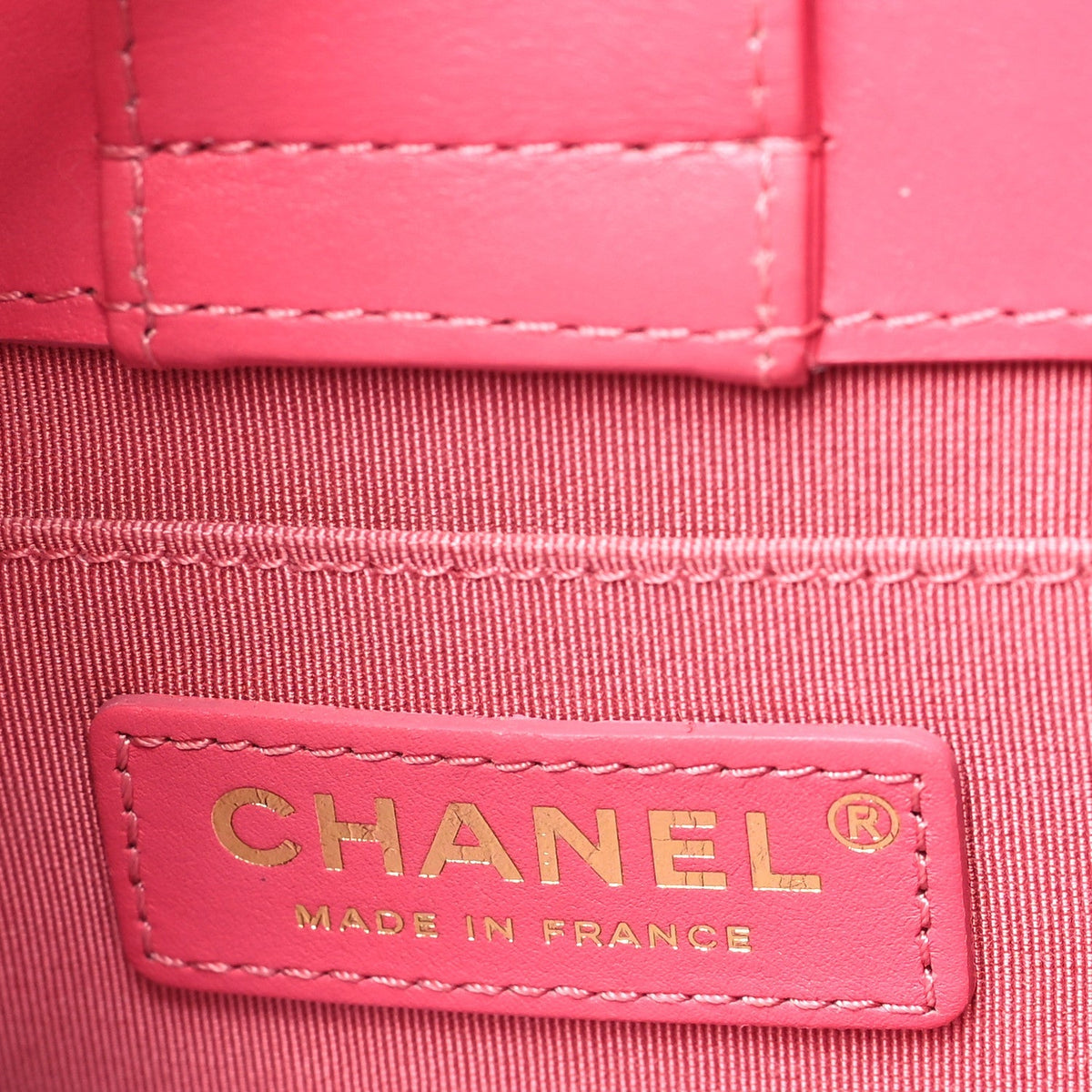 Calfskin Quilted Small CC Chain Accordion Tote Pink